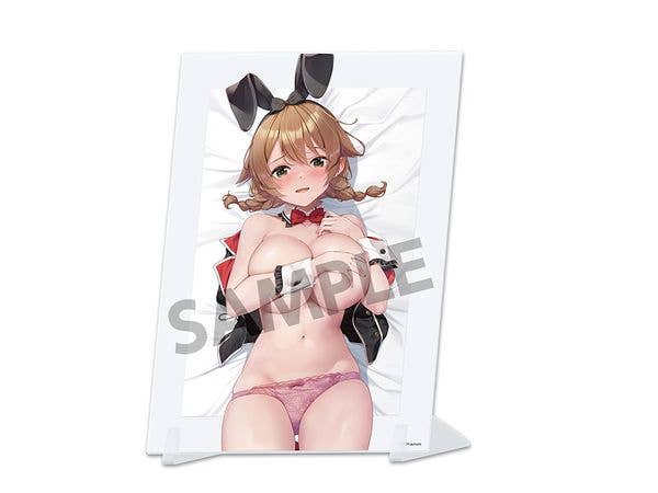 Bunny Garden: Newly drawn visual acrylic plate Kana B