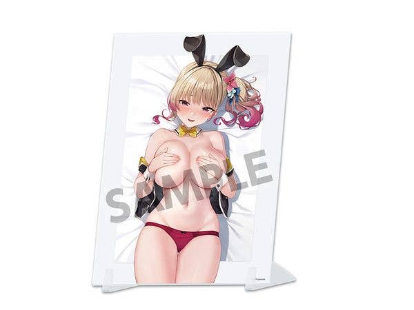 Bunny Garden: Original Illustration Acrylic Plate - Rin B