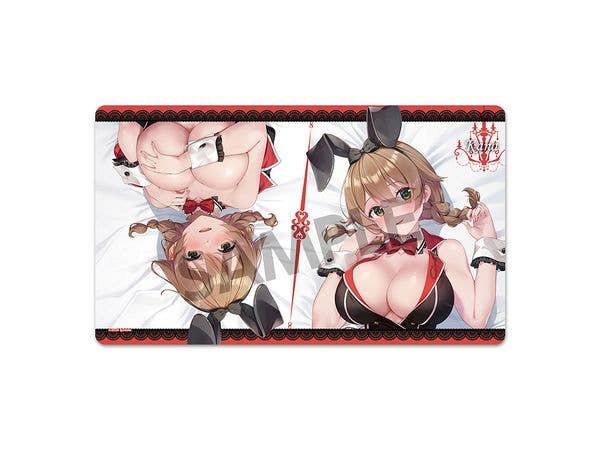 Bunny Garden: Original Illustration Rubber Mat - Kana