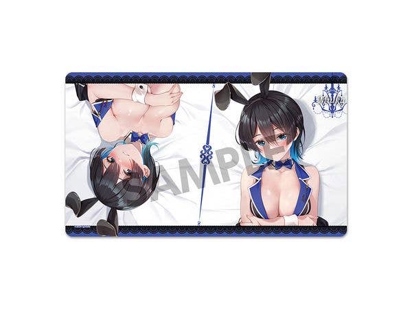 Bunny Garden: Original Illustration Rubber Mat by Miuka