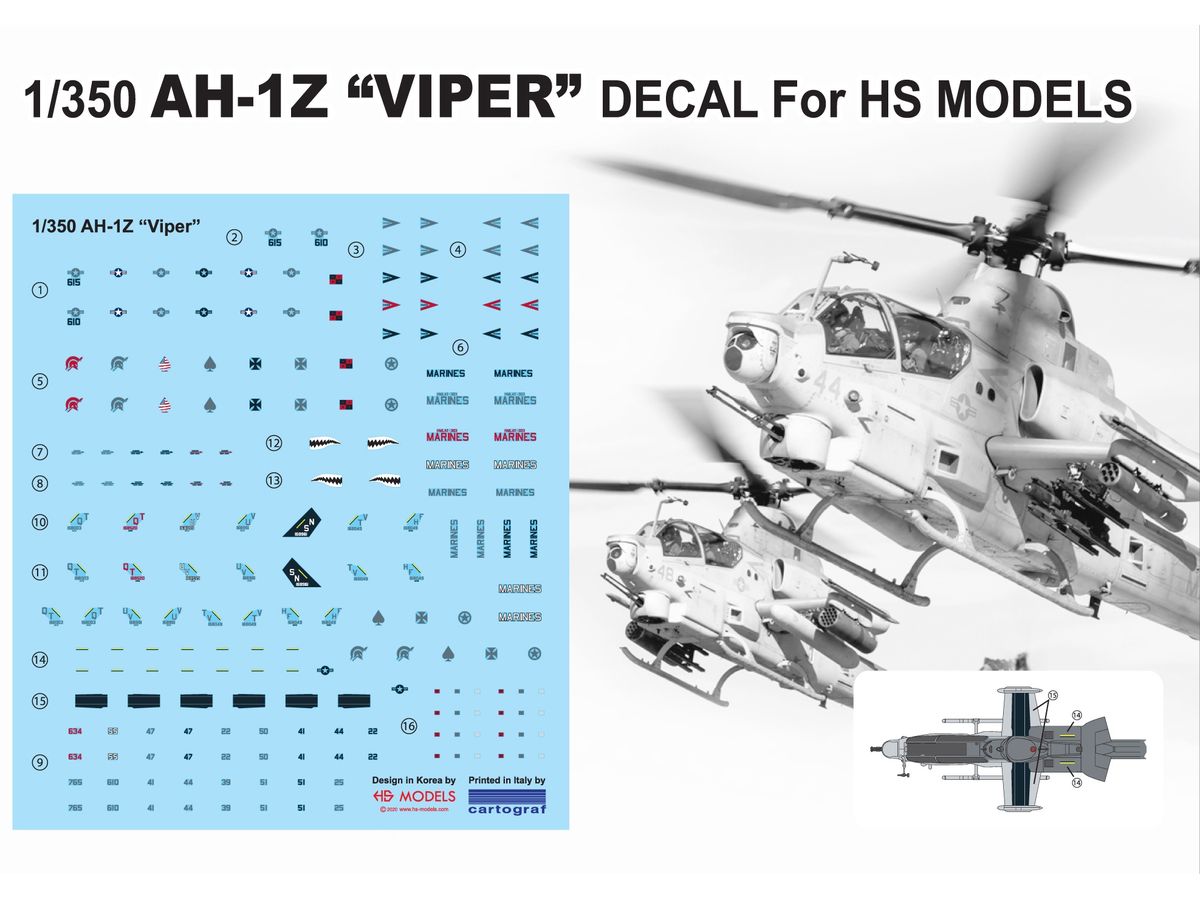 AH-1Z Viper Decal Cartograf