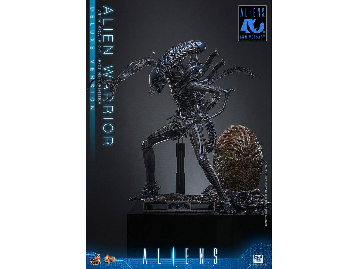 Movie Masterpiece - Scale Fully Poseable Figure: Aliens - Alien Warrior (2.0 / Deluxe Version)