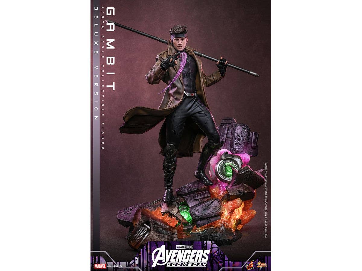 Movie Masterpiece - Scale Fully Poseable Figure: Avengers: Doomsday - Gambit (Deluxe Version)