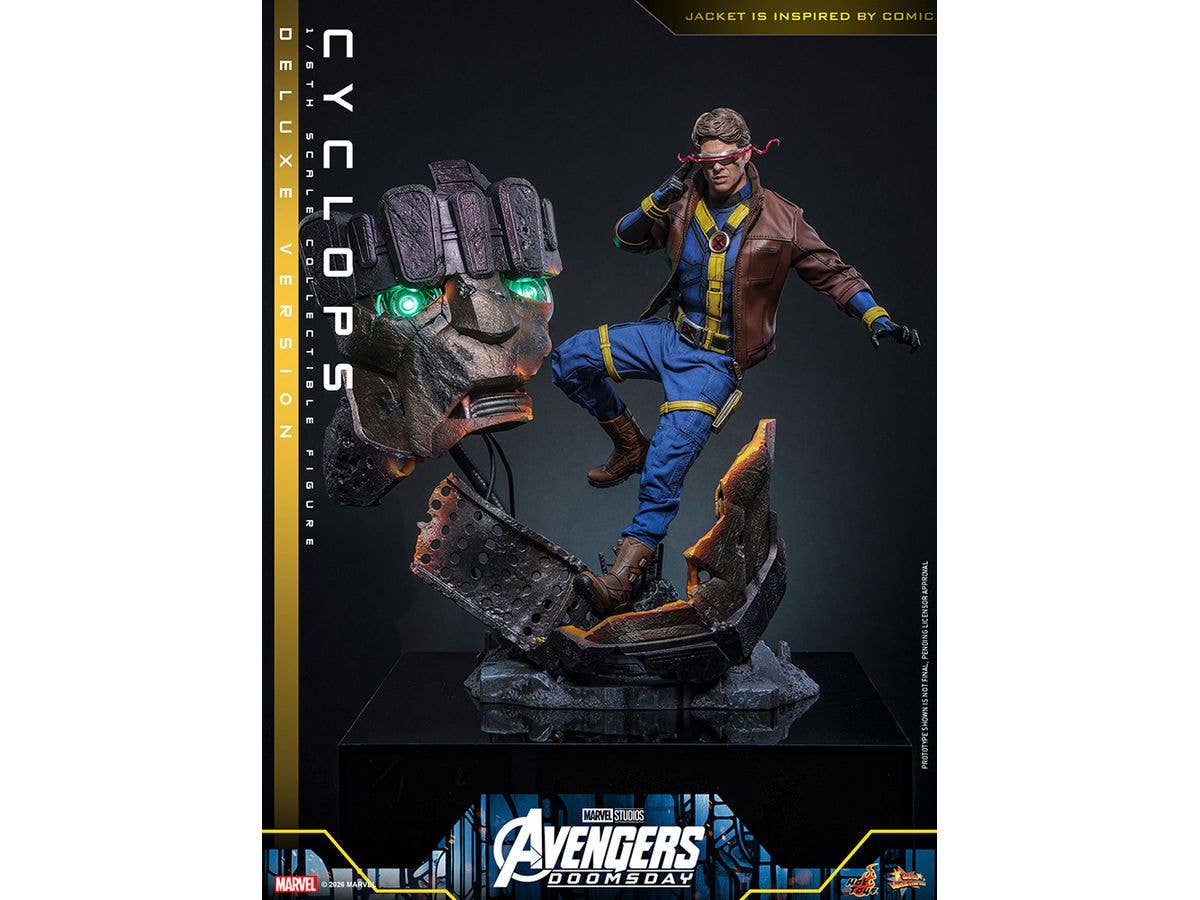 Movie Masterpiece - Scale Fully Poseable Figure: Avengers: Doomsday - Cyclops (Deluxe Version)