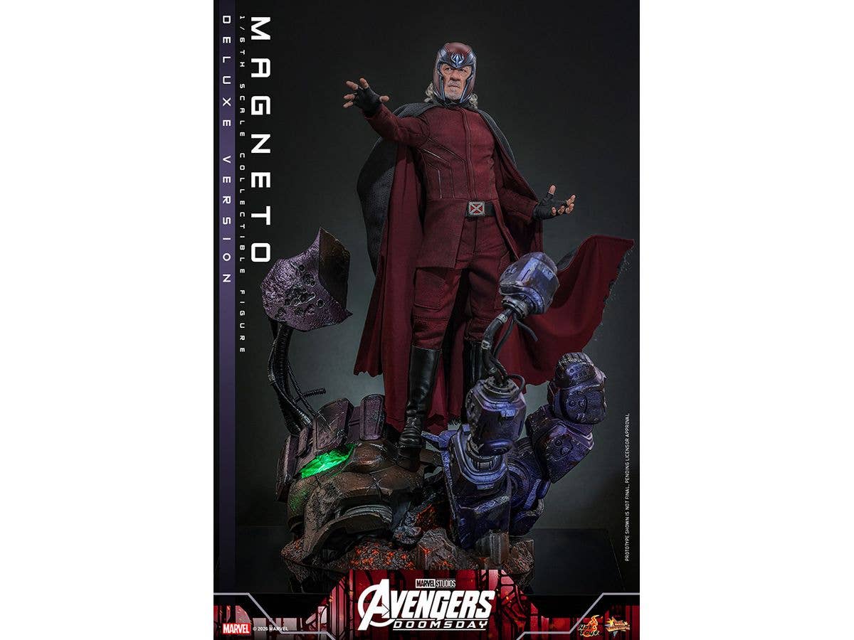 Movie Masterpiece - Scale Fully Poseable Figure: Avengers: Doomsday - Magneto (Deluxe Version)
