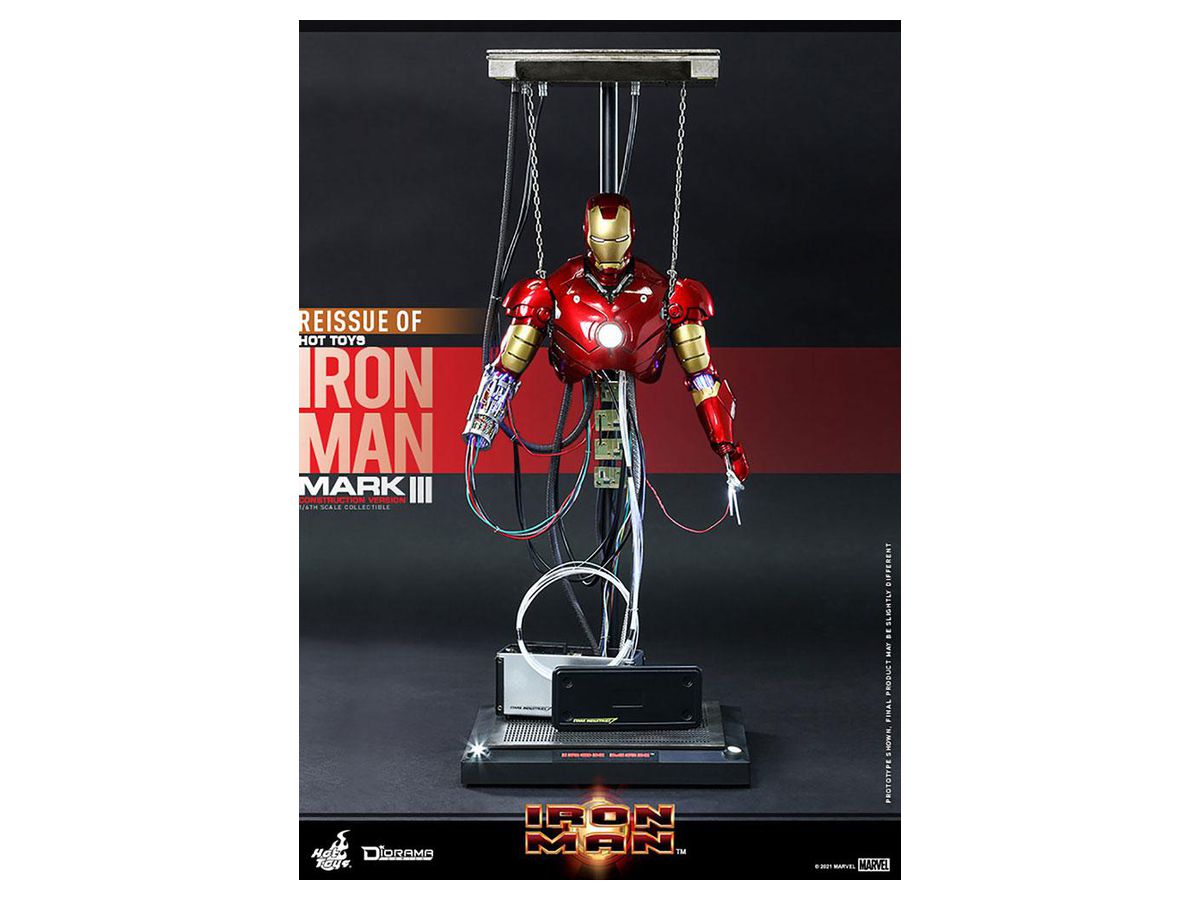 Movie Masterpiece - Scale Diorama: Iron Man - Mark 3 (Construction Version) (Reissue)