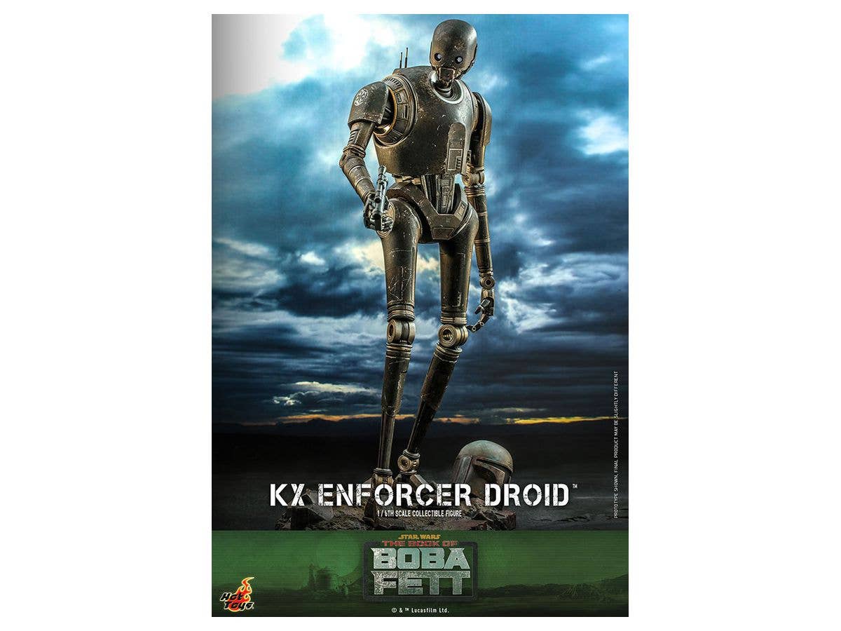 Television Masterpiece - Fully Poseable Figure: The Book of Boba Fett - KX Enforcer Droid