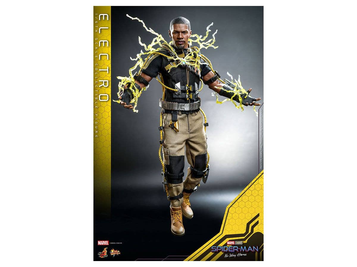 Movie Masterpiece - Fully Poseable Figure: Spider-Man: No Way Home - Electro
