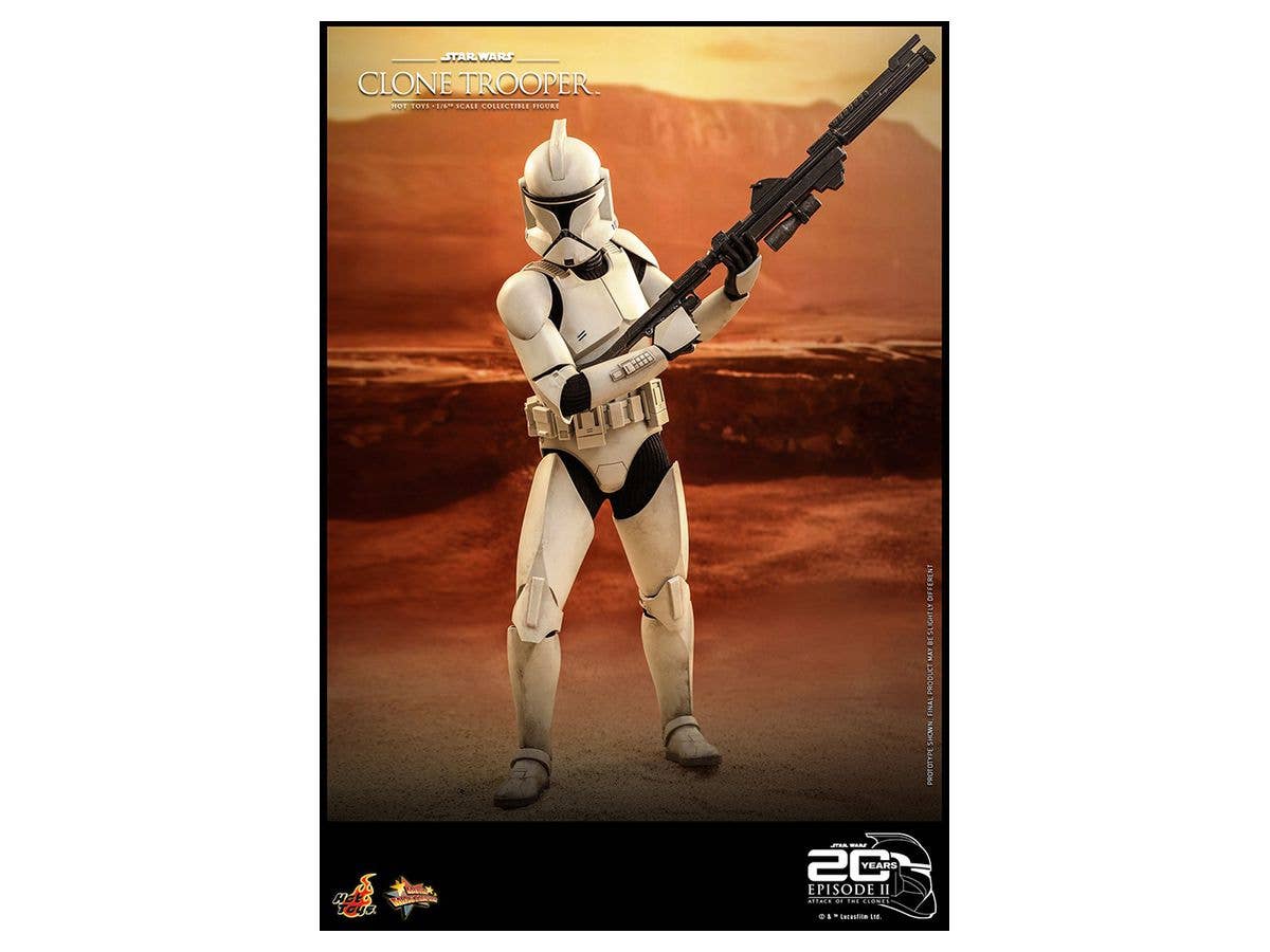 Movie Masterpiece - Scale Fully Poseable Figure: Star Wars / Episode II Attack of the Clones - Clone Trooper