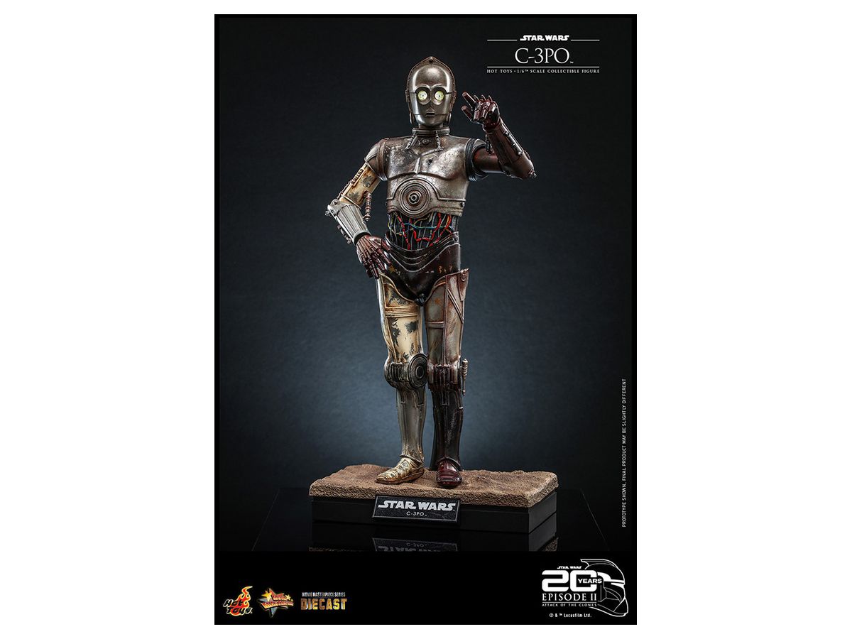 Movie Masterpiece Diecast - Scale Fully Poseable Figure: Star Wars / Episode II Attack of the Clones - C-3PO