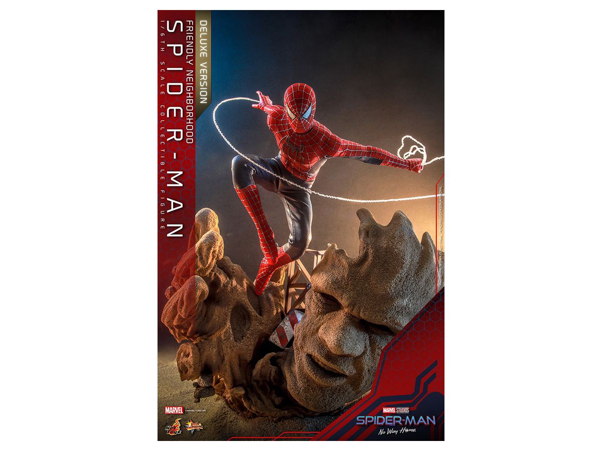 Movie Masterpiece - Fully Poseable Figure: Spider-Man: No Way Home - Friendly Neighborhood Spider-Man (Deluxe Version)