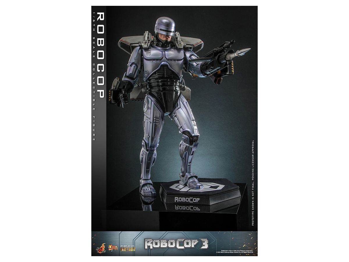 Movie Masterpiece Diecast - Fully Poseable Figure: Robocop 3 - Robocop