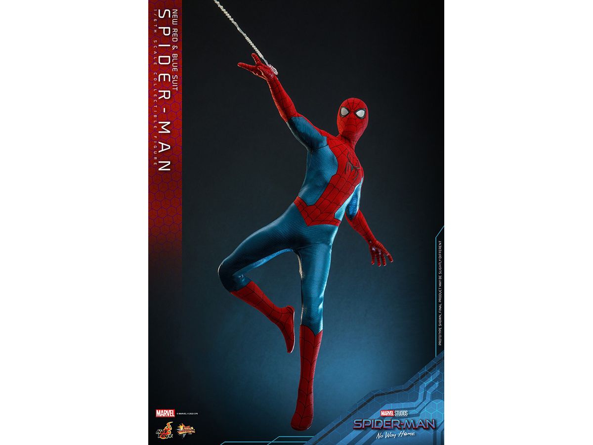 Movie Masterpiece - Fully Poseable Figure: Spider-Man: No Way Home - Spider-Man (New Red & Blue Suit)