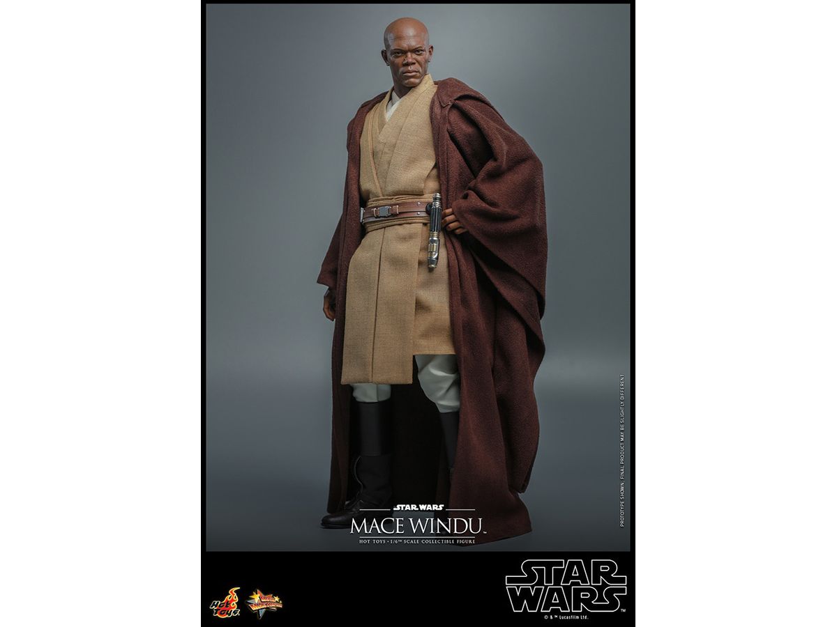 Movie Masterpiece - Fully Poseable Figure: Star Wars / Episode II Attack of the Clones - Mace Windu