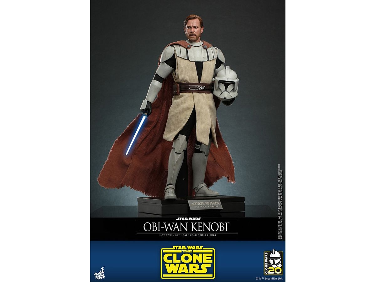 Television Masterpiece - Fully Poseable Figure: Star Wars: The Clone Wars - Obi-Wan Kenobi