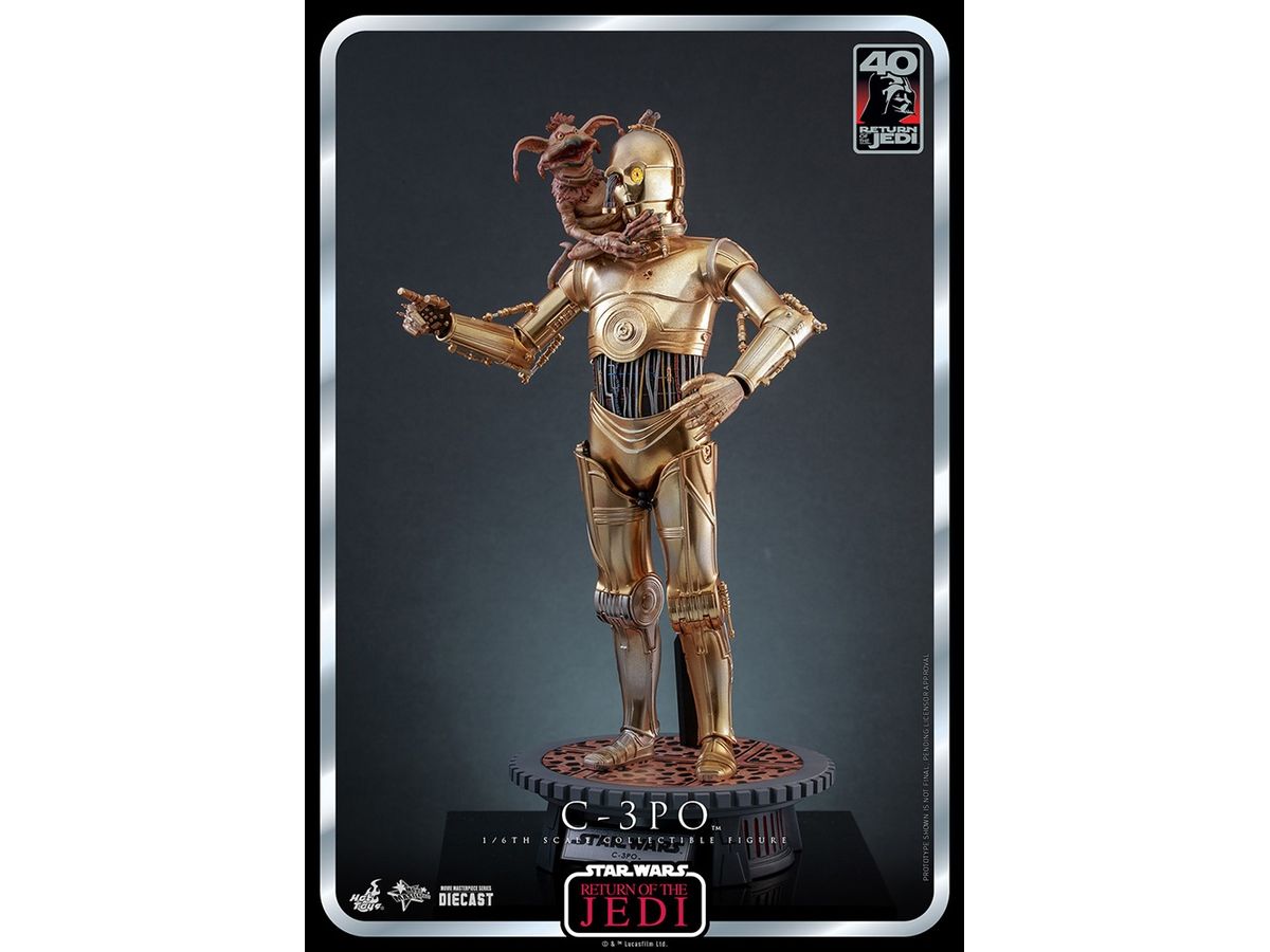 Movie Masterpiece Diecast - Fully Poseable Figure: Star Wars / Episode VI Return Of The Jedi - C-3PO