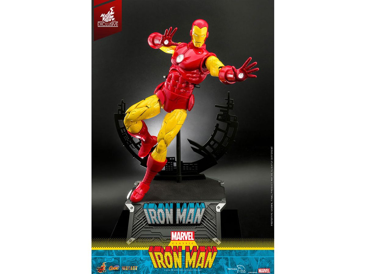 Comic Masterpiece Diecast - Fully Poseable Figure: Marvel Comics - Iron Man (Classic Version)