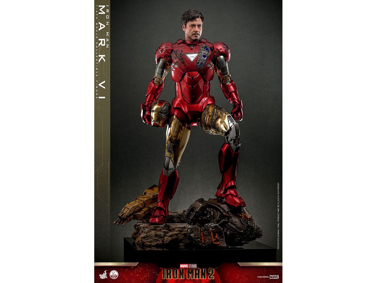 Quarter Scale - Fully Poseable Figure: Iron Man 2 - Iron Man Mark VI