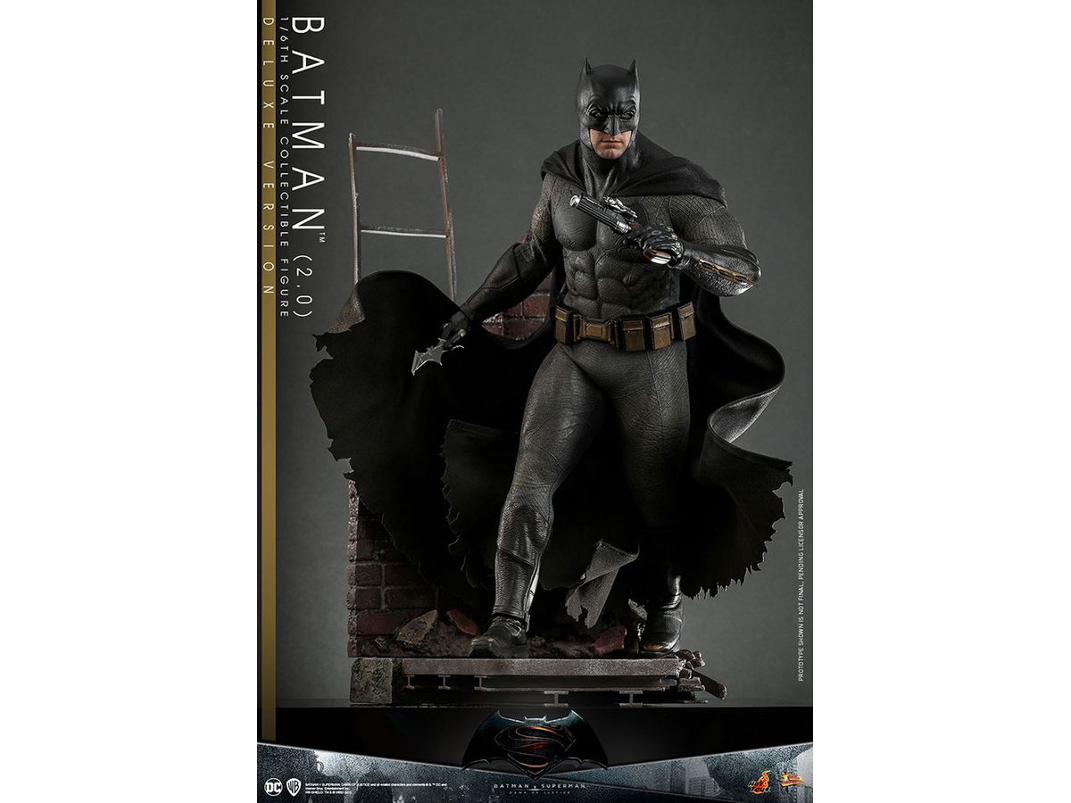 Movie Masterpiece - Fully Poseable Figure: Batman v Superman Dawn of Justice - Batman 2.0 (Deluxe Version)