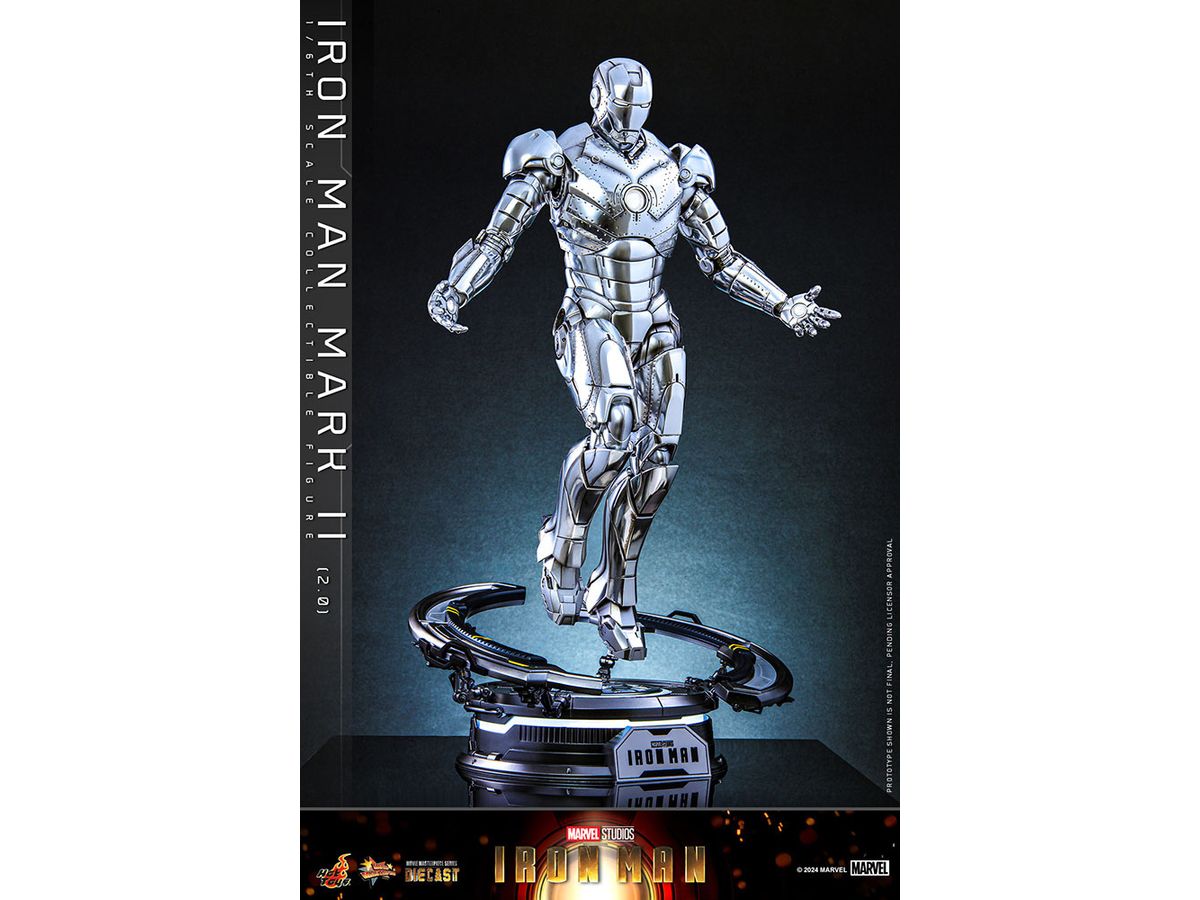 Movie Masterpiece Diecast - Fully Poseable Figure: Iron Man - Iron Man Mark II (Version 2.0)