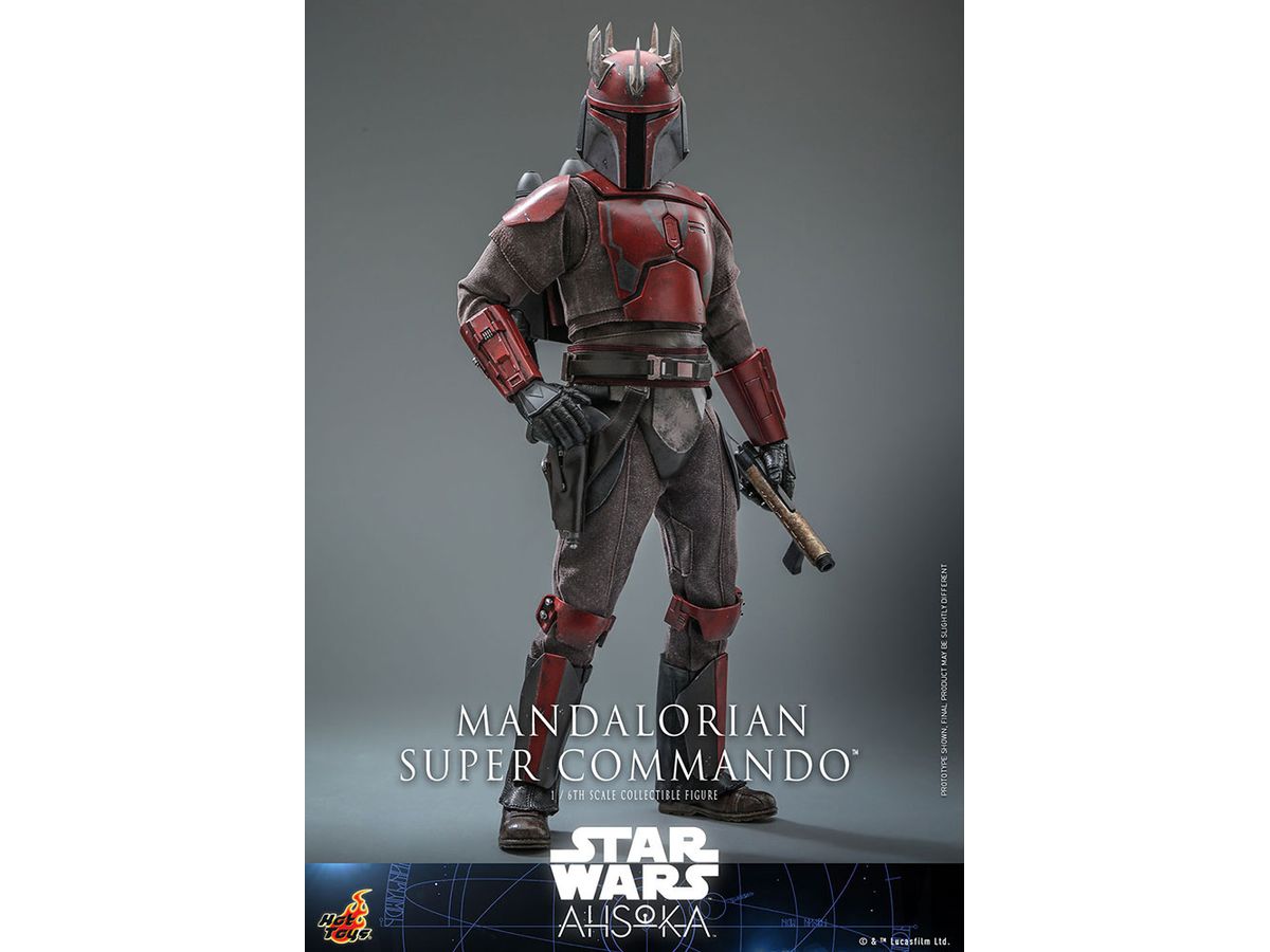 Television Masterpiece - Fully Poseable Figure: Star Wars: Ahsoka - Mandalorian Super Commando