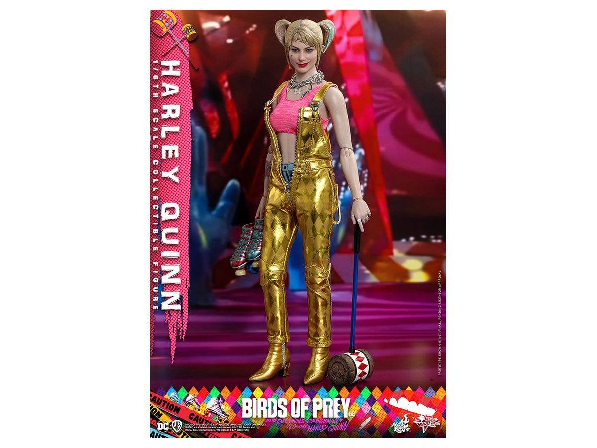 Movie Masterpiece Fully Poseable Figure: Birds of Prey (and the Fantabulous Emancipation of One Harley Quinn) Harley Quinn (Gold Salopette Version)