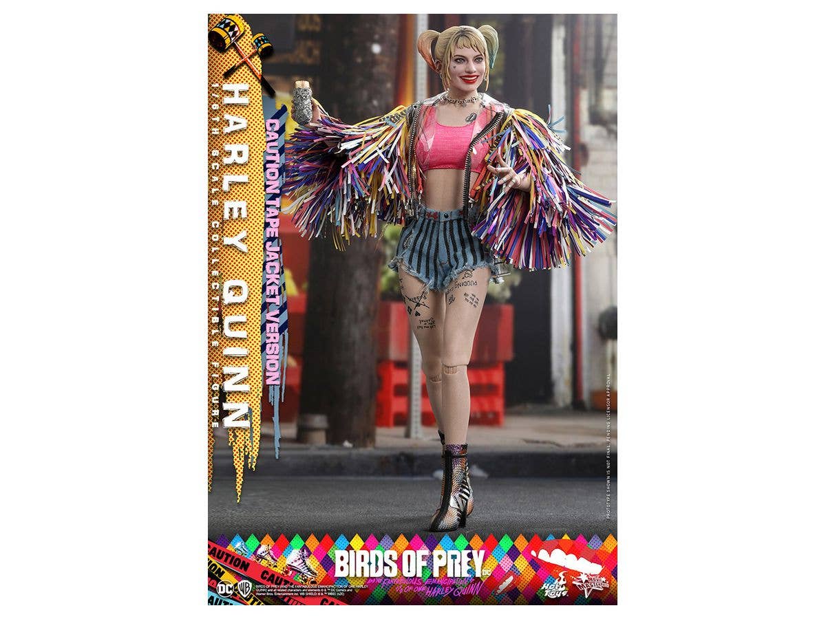 Movie Masterpiece Fully Poseable Figure: Birds of Prey (and the Fantabulous Emancipation of One Harley Quinn) Harley Quinn (Caution Tape Jacket Version)