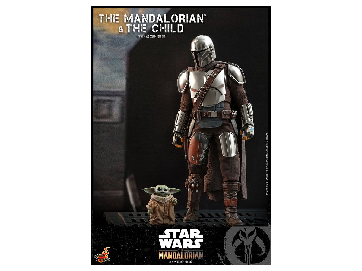 Television Masterpiece Fully Poseable Figure The Mandalorian: Mandalorian & The Child Set