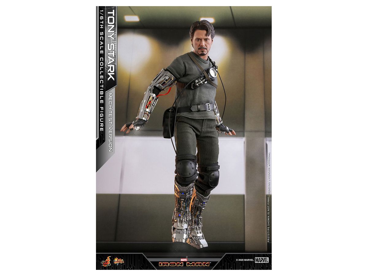 Movie Masterpiece Fully Poseable Figure: Iron Man Tony Stark (Mech Test Version 2.0)