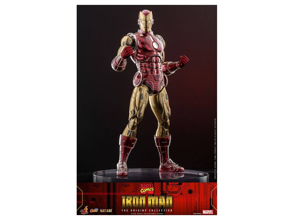 Comic Masterpiece DIECAST - Fully Poseable Figure: Marvel Comics - The Origins Collection: Iron Man