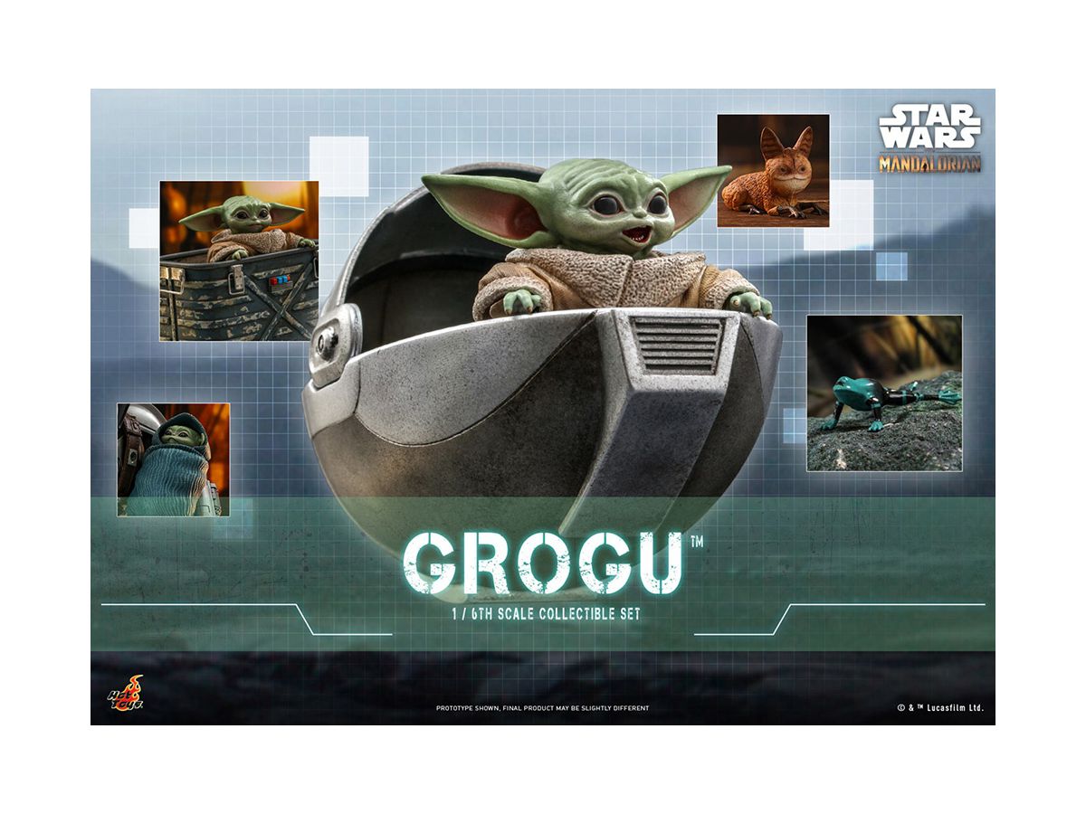 Television Masterpiece - Scale Fully Poseable Figure: The Mandalorian - Grogu Collectible Set