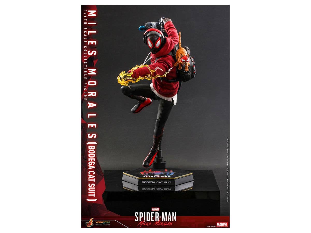 Video Game Masterpiece - Fully Poseable Figure: Marvel's Spider-Man: Miles Morales - Spider-Man (Miles Morales / Bodega Cat Suit Version)