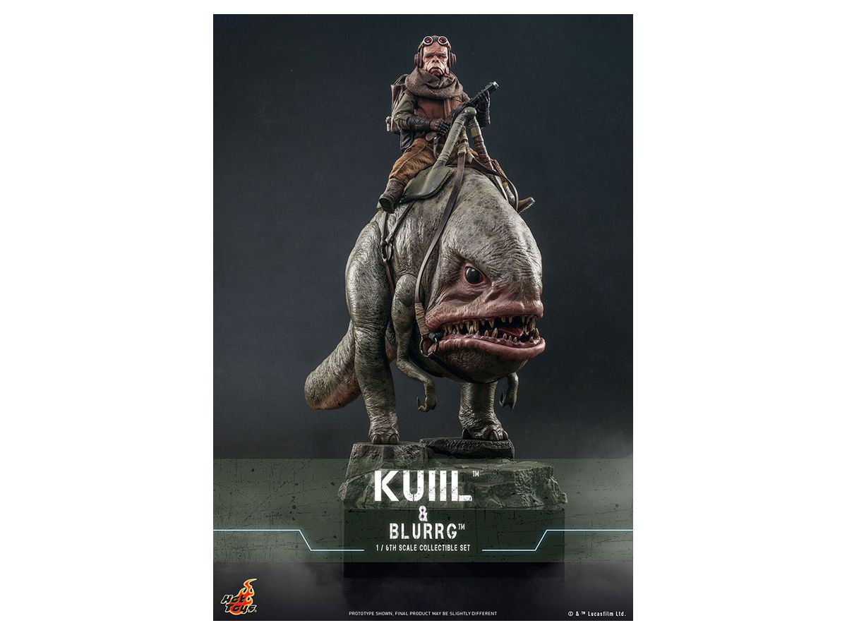 Television Masterpiece - Fully Poseable Figure: The Mandalorian - Kuiil & Blurrg Set