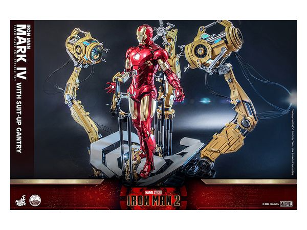Quarter Scale - Fully Poseable Figure: Iron Man 2 - Mark 4 (with Suit-Up Gantry)