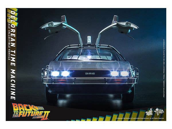 Movie Masterpiece Back to the Future Part II Vehicle DeLorean Time Machine