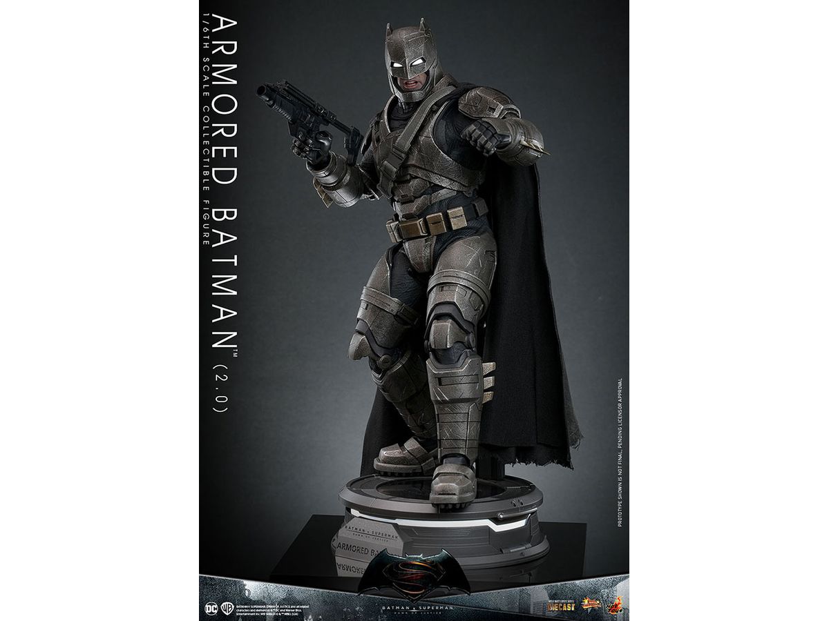 Movie Masterpiece Diecast - Fully Poseable Figure: Batman v Superman: Dawn of Justice - Armored Batman 2.0