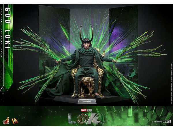 Television Masterpiece Deluxe - Scale Fully Poseable Figure: Loki - God Loki