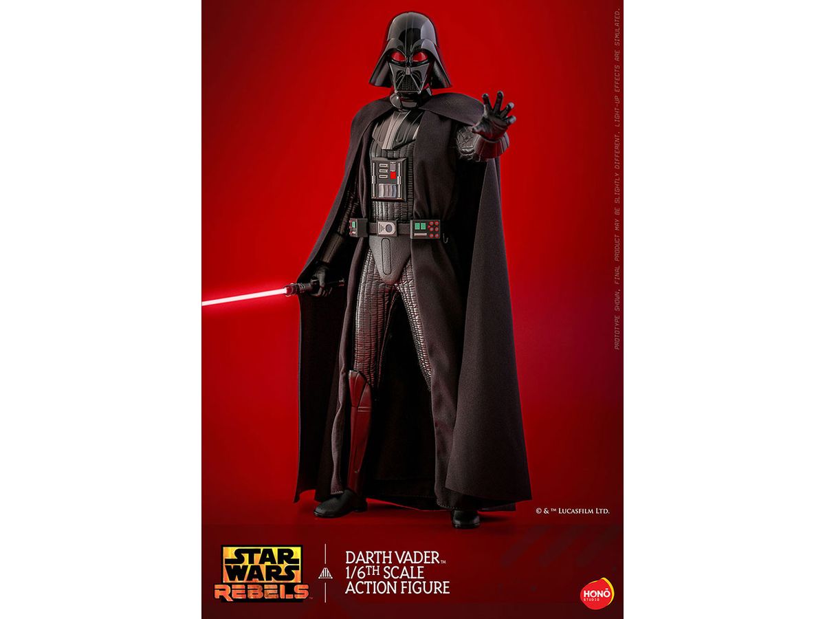 Hono Studio - Scale Fully Poseable Figure: Star Wars Rebels - Darth Vader