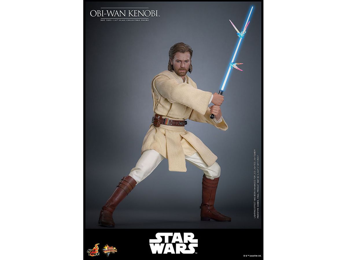 Movie Masterpiece - Fully Poseable Figure: Star Wars: Attack of the Clones - Obi-Wan Kenobi