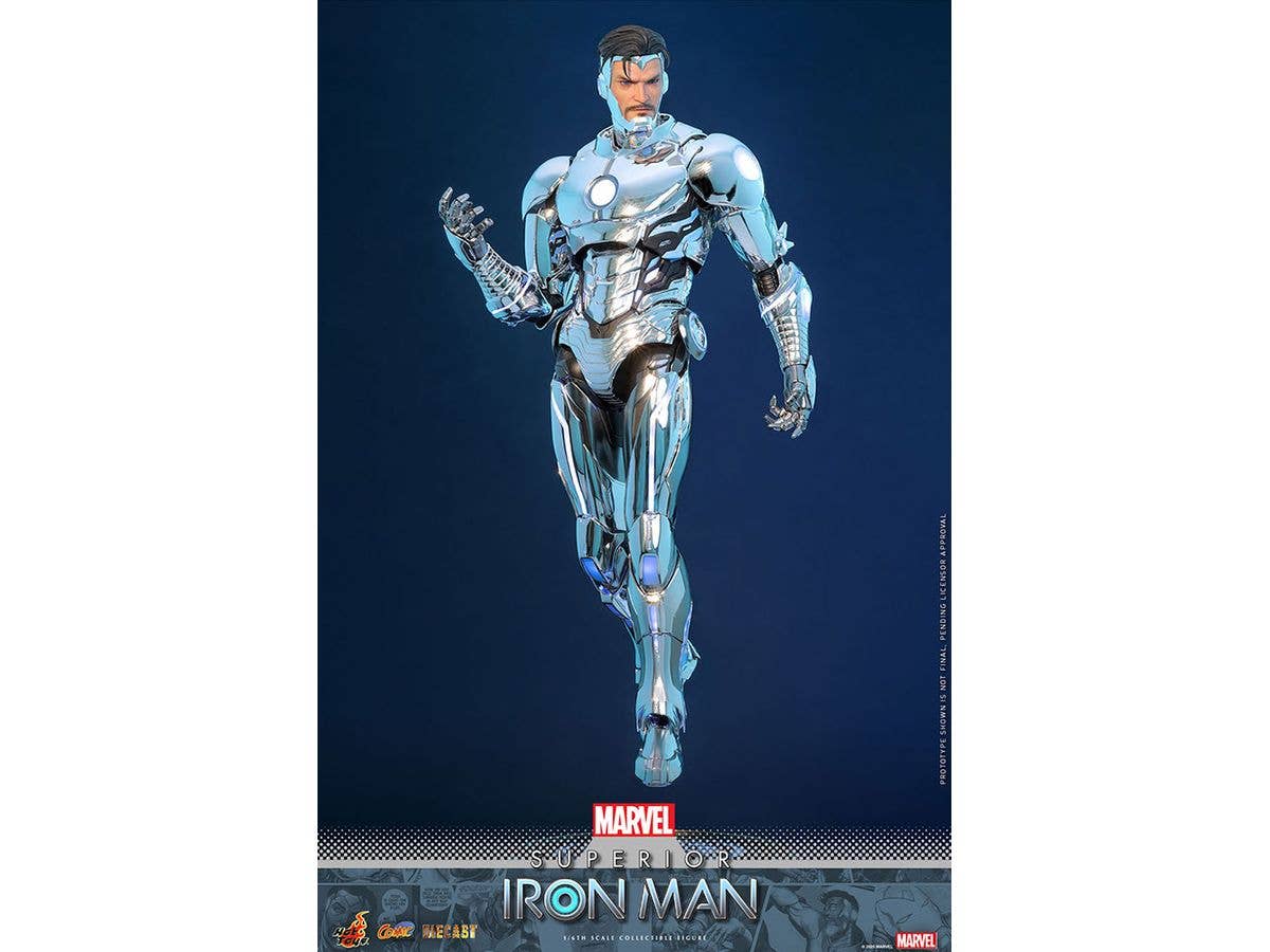 Comic Masterpiece Diecast - Fully Poseable Figure: Marvel Comics - Superior Iron Man