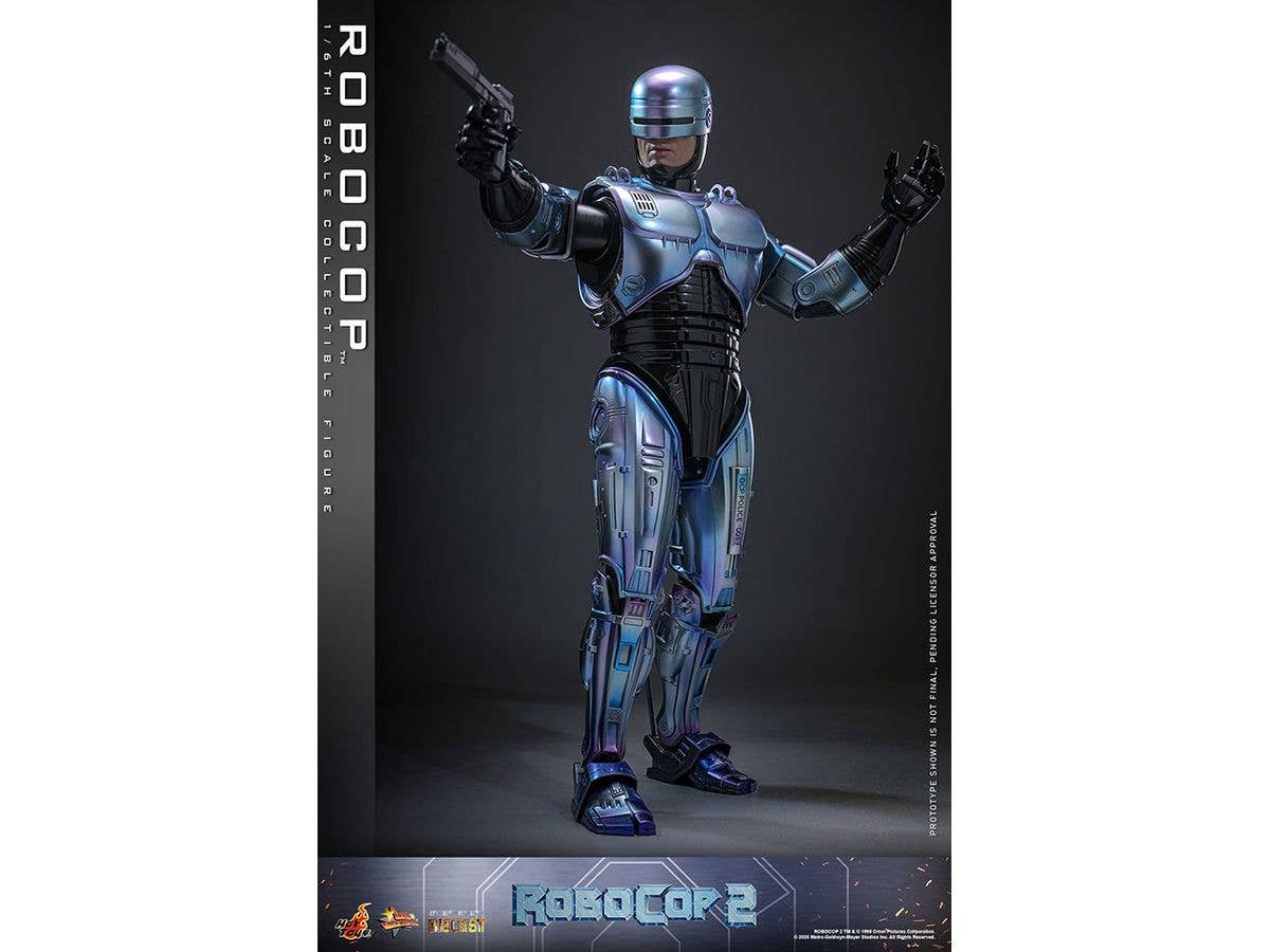 Movie Masterpiece Diecast - Scale Fully Poseable Figure: RoboCop 2 - RoboCop