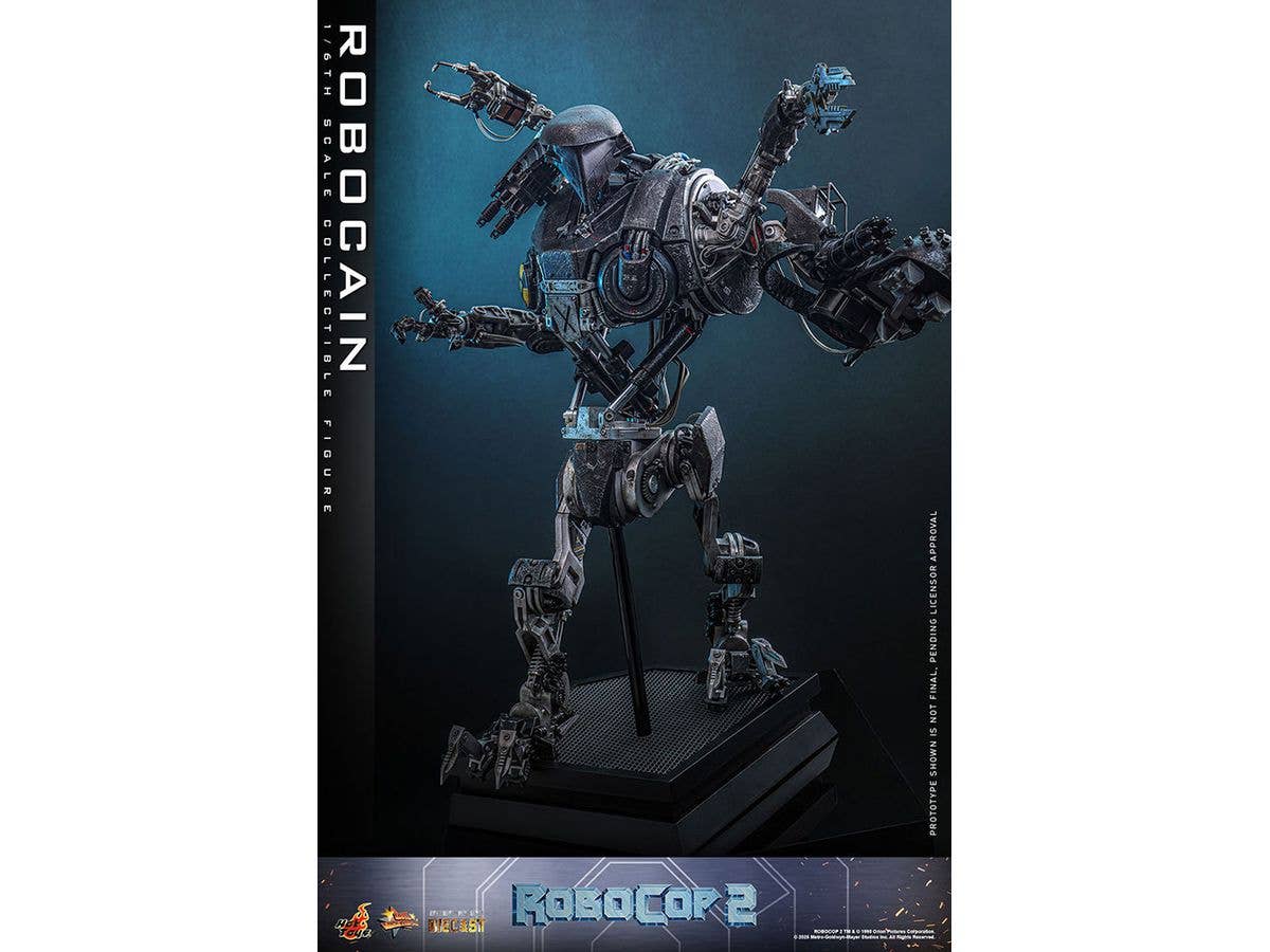 Movie Masterpiece Diecast - Scale Fully Poseable Figure: RoboCop 2 - RoboCain