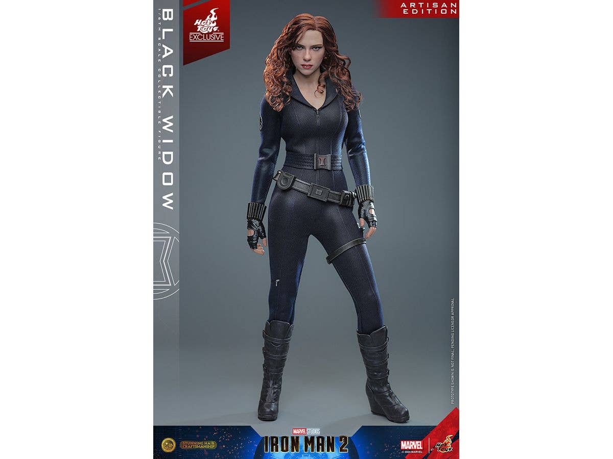 Movie Masterpiece Artisan - Scale Fully Poseable Figure: Iron Man 2 - Black Widow