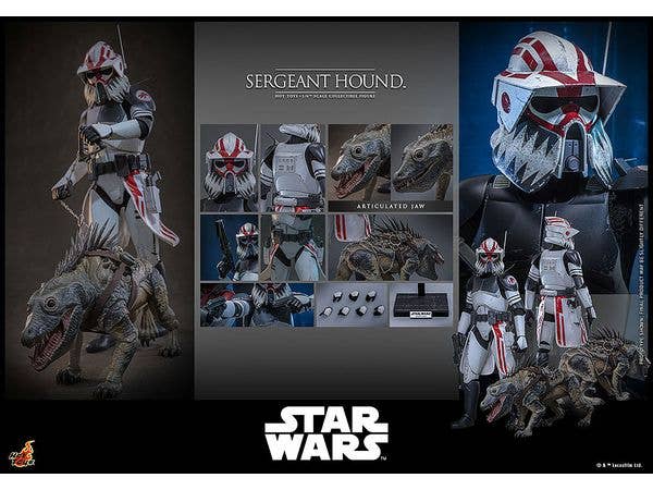 Television Masterpiece - Fully Poseable Figure: Star Wars: The Clone Wars - Sergeant Hound