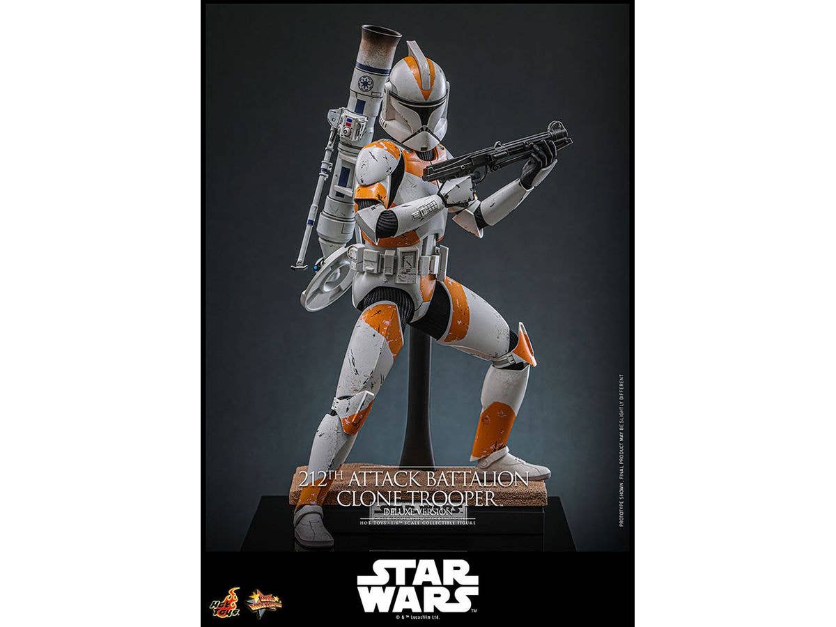 Movie Masterpiece - Fully Poseable Figure: Star Wars: Revenge of the Sith - 212th Attack Battalion Clone Trooper (Deluxe Version)