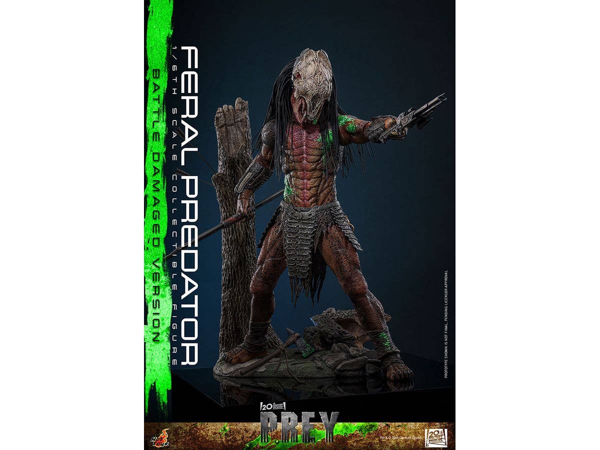 Television Masterpiece - Scale Fully Poseable Figure: Prey - Feral Predator (Battle Damaged Version)