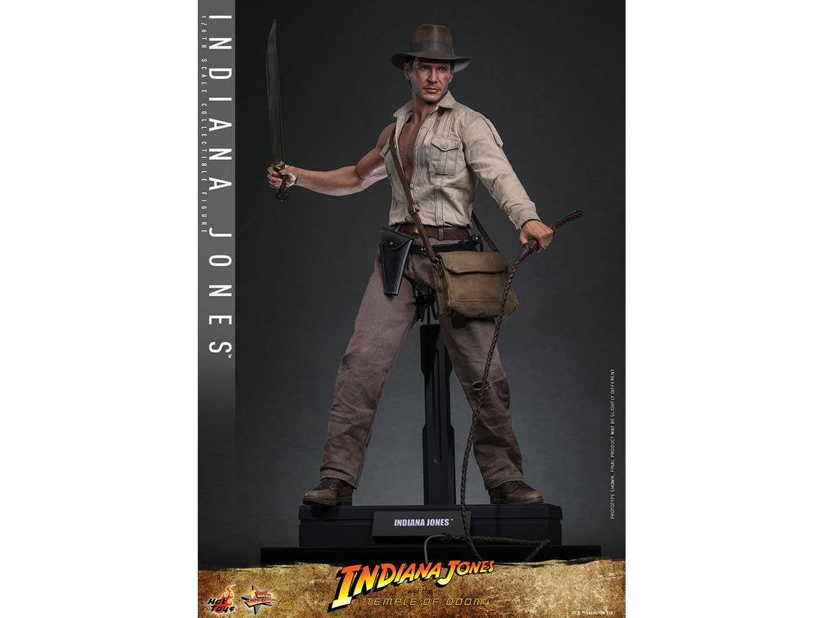 Movie Masterpiece - Scale Fully Poseable Figure: Indiana Jones and the Temple of Doom - Indiana Jones