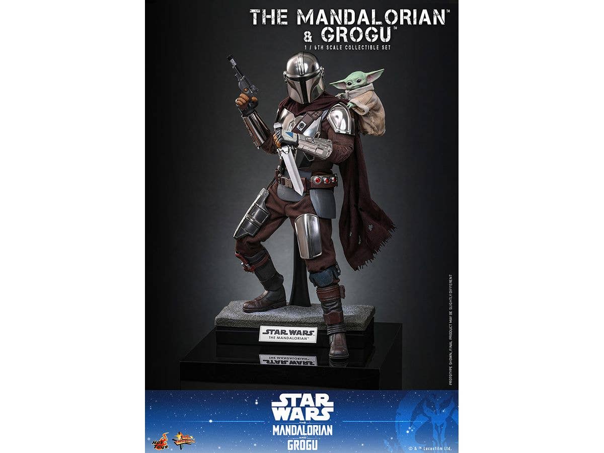 Movie Masterpiece - Scale Fully Poseable Figure: Star Wars: The Mandalorian and Grogu - The Mandalorian & Grogu