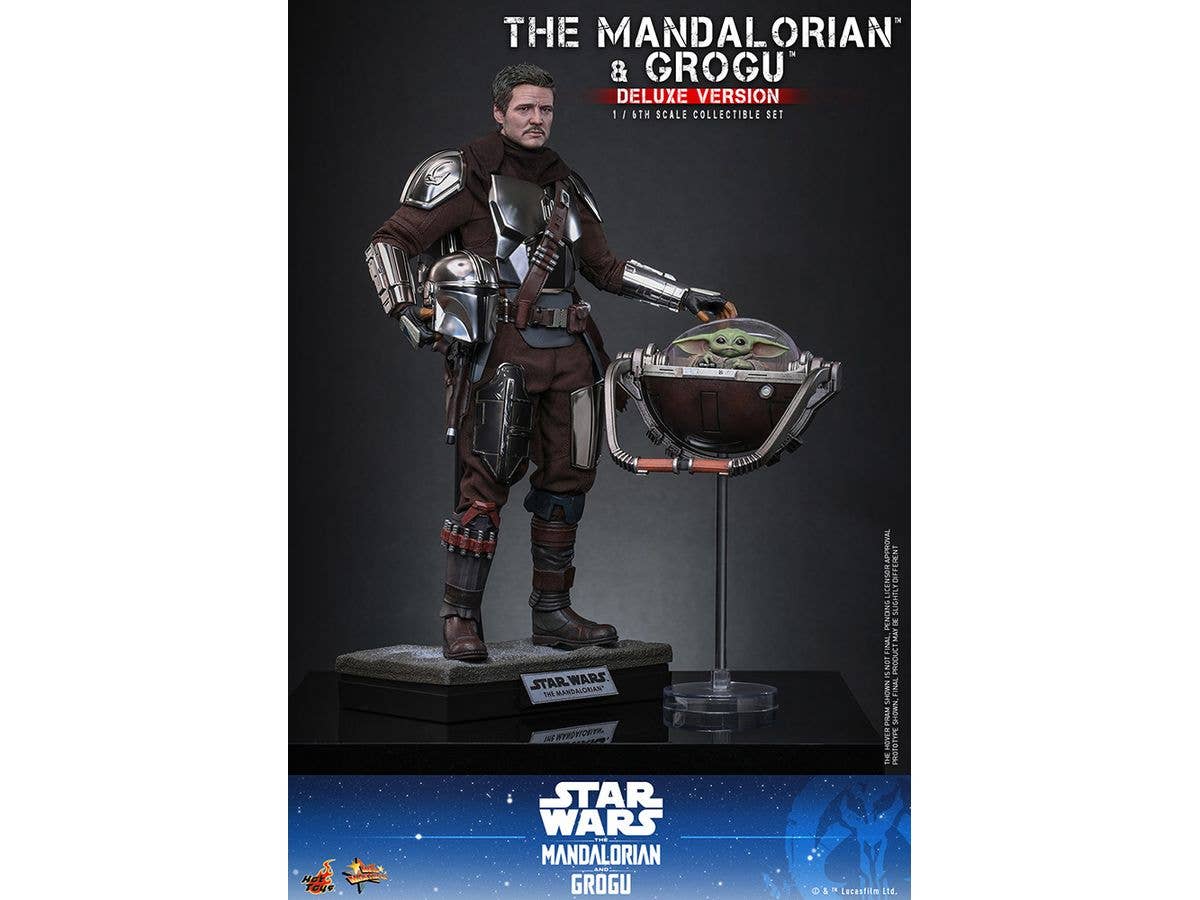 Movie Masterpiece - Scale Fully Poseable Figure: Star Wars: The Mandalorian and Grogu - The Mandalorian & Grogu (Deluxe Version)