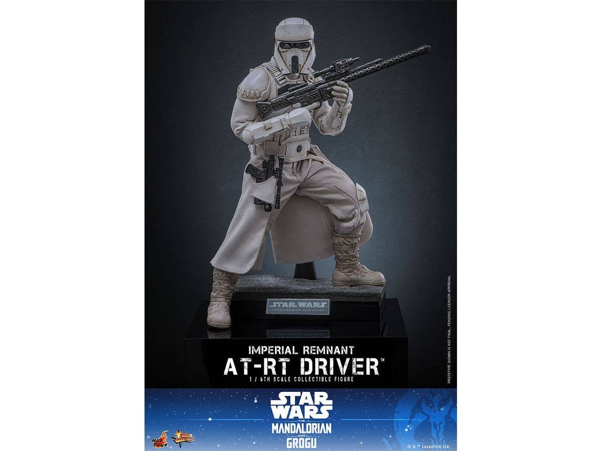 Movie Masterpiece - Scale Fully Poseable Figure: Star Wars: The Mandalorian and Grogu - Imperial Remnant AT-RT Driver